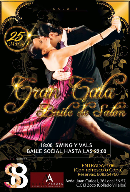 Gran Gala Bailes de Salón en el Zoco de Villalba